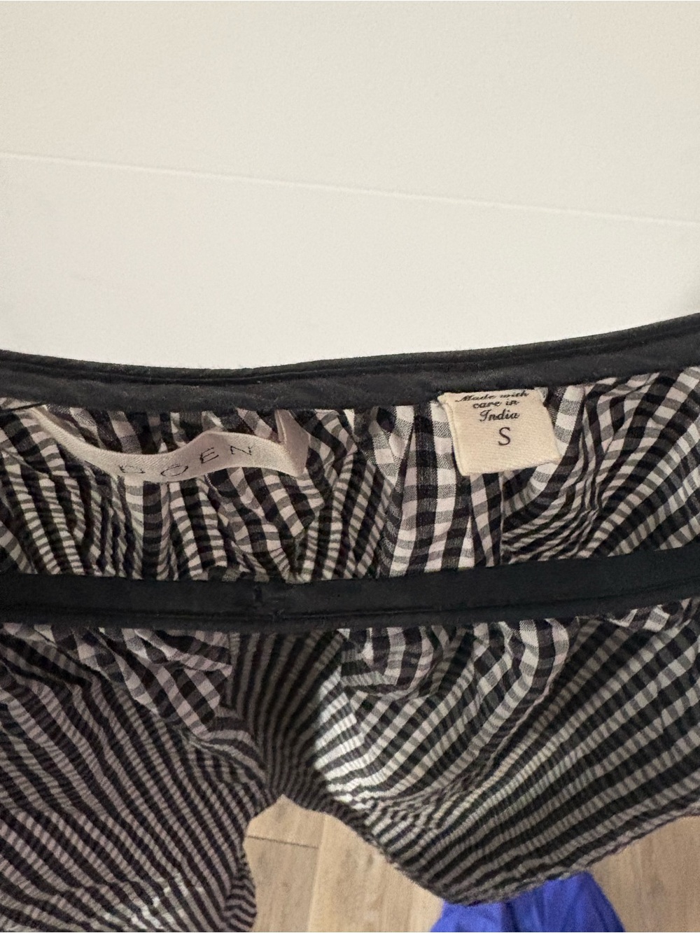 Doen Julia Gingham Dress, Small - Picture 4 of 5